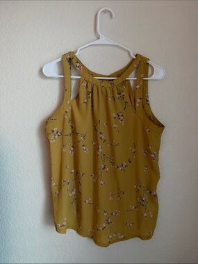 Express Floral Halter Blouse
